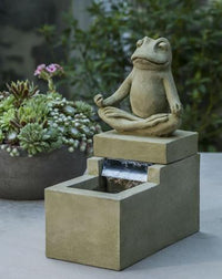 Thumbnail for Mini Element Zen Frog Outdoor Garden Fountains Fountain Campania International 
