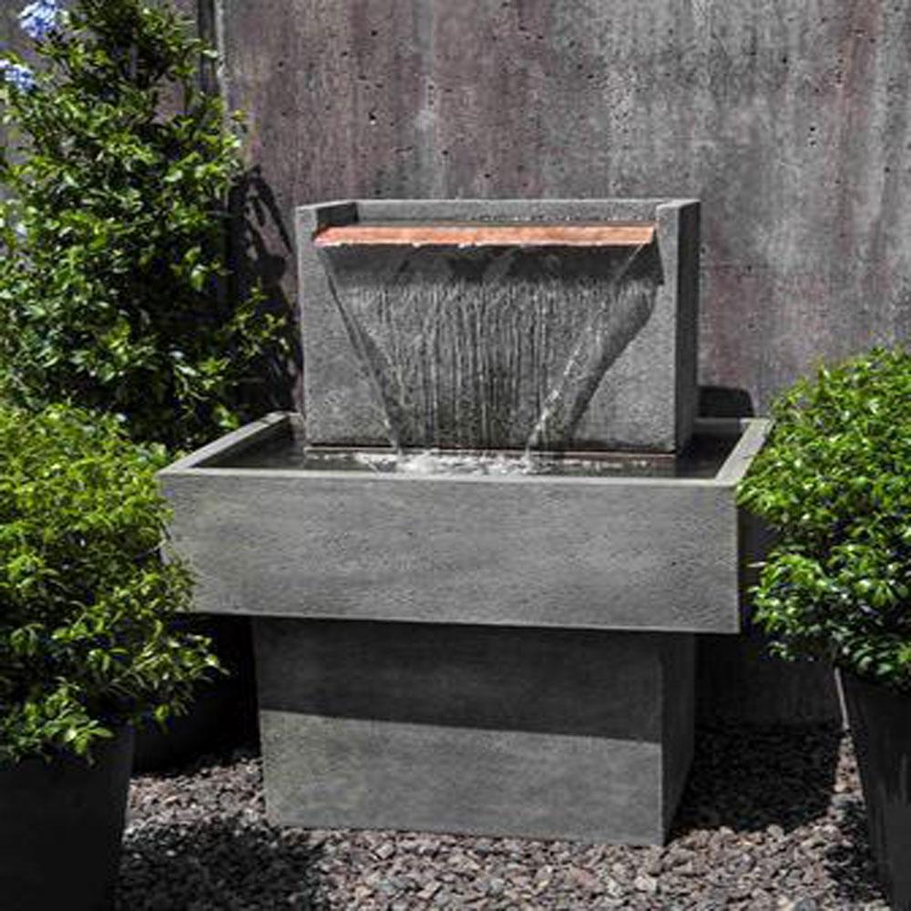 Falling Water I Outdoor Garden Fountain Fountain Campania International 