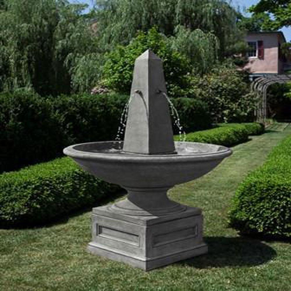 Condotti Obelisk Outdoor Garden Fountain Fountain Campania International 