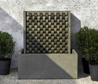Thumbnail for Campania International Cast Stone M Weave Fountain Fountain Campania International 