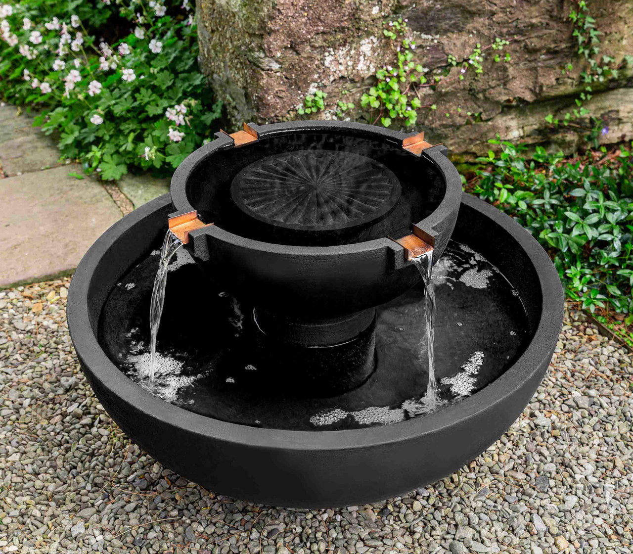 Campania International Cast Stone 29" Del Rey Fountain Fountain Campania International 