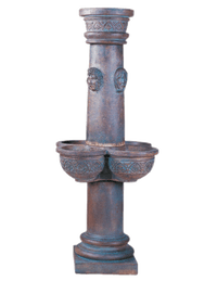 Thumbnail for Four SeasonsCast Stone Outdoor Garden Fountain With Spout Fountain Tuscan 