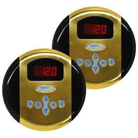 Thumbnail for SteamSpa RY450GD-A Royal 4.5 KW QuickStart Acu-Steam Bath Generator Package with Built-in Auto Drain in Polished Gold Steam Generators SteamSpa 