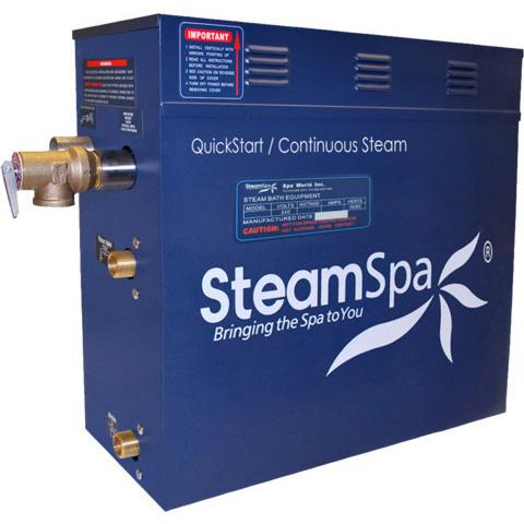 SteamSpa Indulgence 10.5 KW QuickStart Acu-Steam Bath Generator Package in Oil Rubbed Bronze Steam Generators SteamSpa 