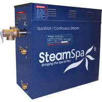 Thumbnail for SteamSpa Indulgence 10.5 KW QuickStart Acu-Steam Bath Generator Package in Oil Rubbed Bronze Steam Generators SteamSpa 