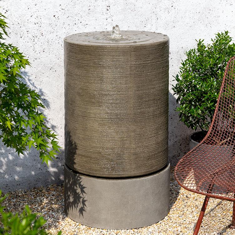 Campania International Large Cylinder Fountain Fountain Campania International 