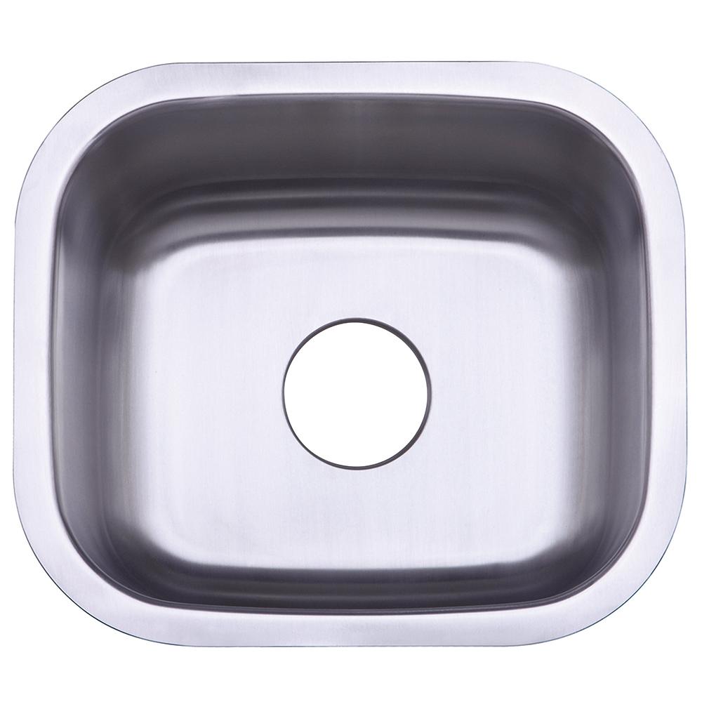 Gourmetier GKUS16168 Undermount Single Bowl Kitchen Sink Kitchen Sink Kingston Brass Default Title 
