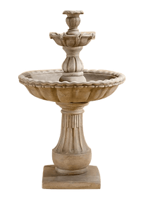 Thumbnail for Gaetana Two Tier Outdoor Cast Stone Garden Fountain Fountain Tuscan 