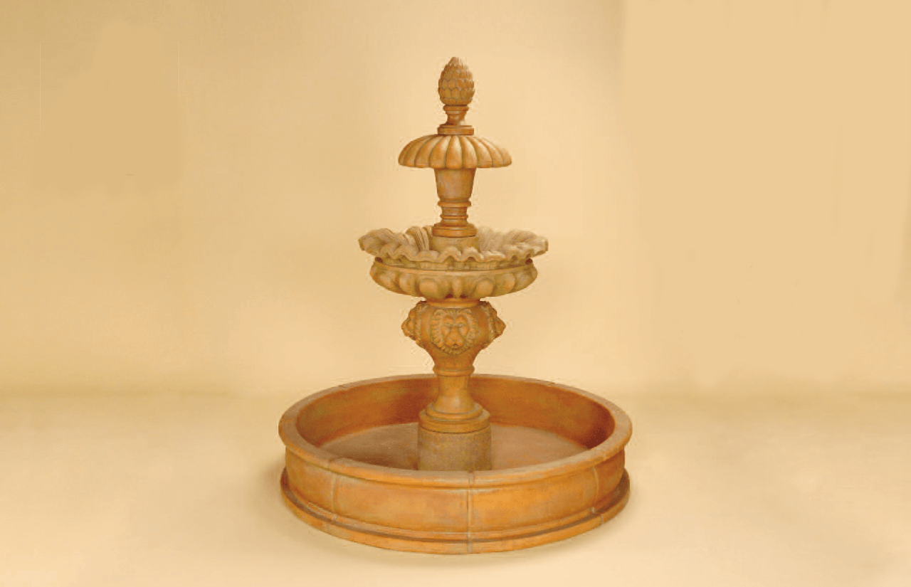 Mestre Pond Cast Stone Outdoor Fountain Fountain Tuscan 