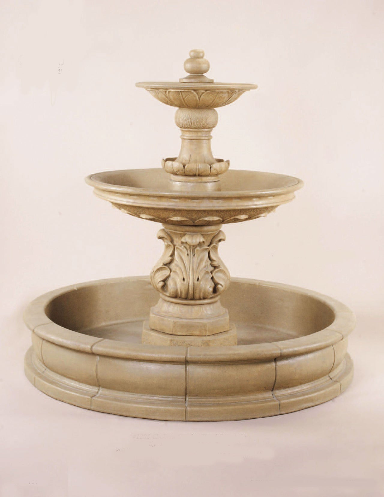 Chelsea Garden Pond Cast Stone Outdoor Fountain Fountain Tuscan 