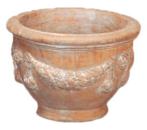 Girlanda Pot Cast Stone Outdoor Garden Planter Planter Tuscan 