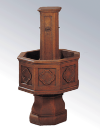 Thumbnail for Gothica Cast Stone Outdoor Garden Fountains With Spout Fountain Tuscan 