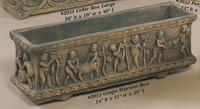 Thumbnail for Grape Harvest Box Cast Stone Outdoor Garden Planter Planter Tuscan 