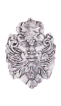 Thumbnail for Green Man Plaque Cast Stone Outdoor Asian Collection Wall Ornament Tuscan 