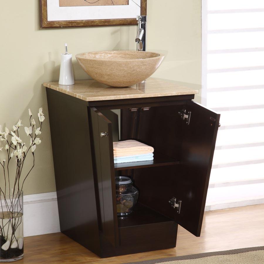 Silkroad 22" Modern Single Sink Bathroom Vanity Vanity Silkroad Exclusive 