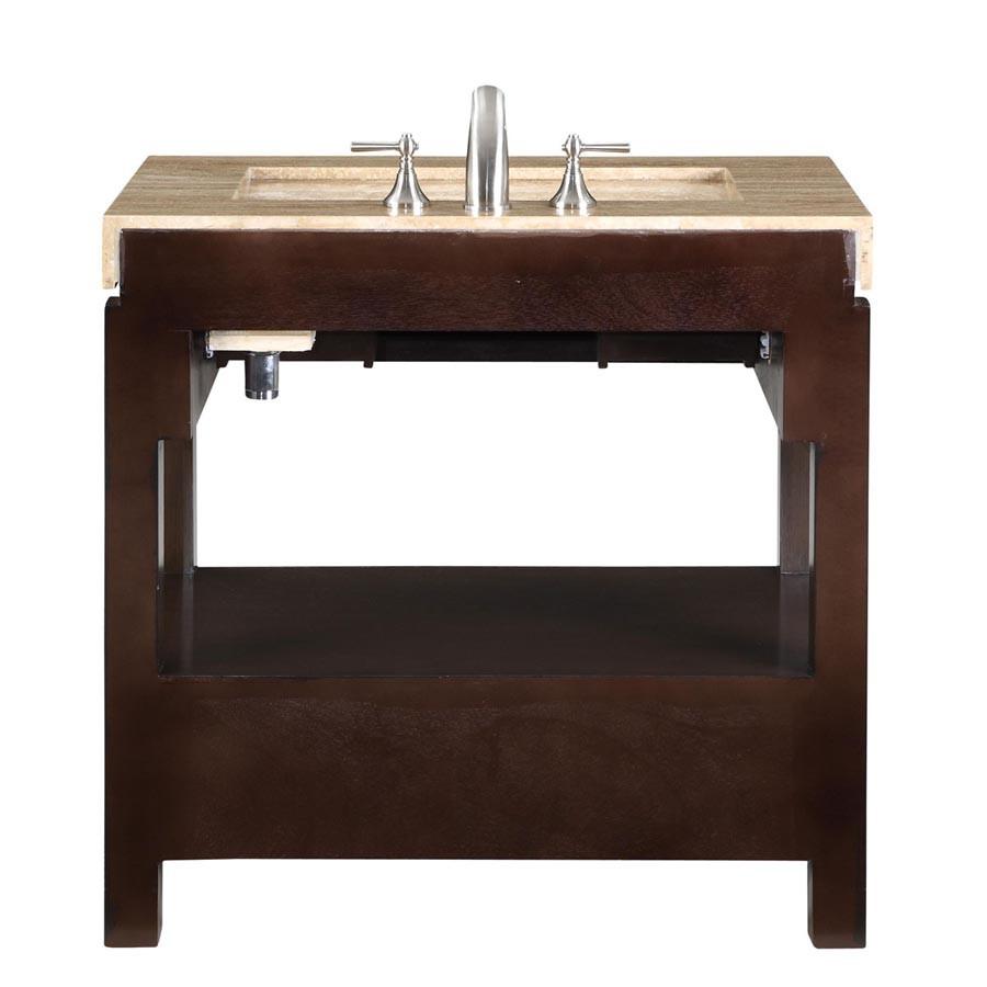 Silkroad 36" Modern Single Sink Bathroom Vanity Vanity Silkroad Exclusive 