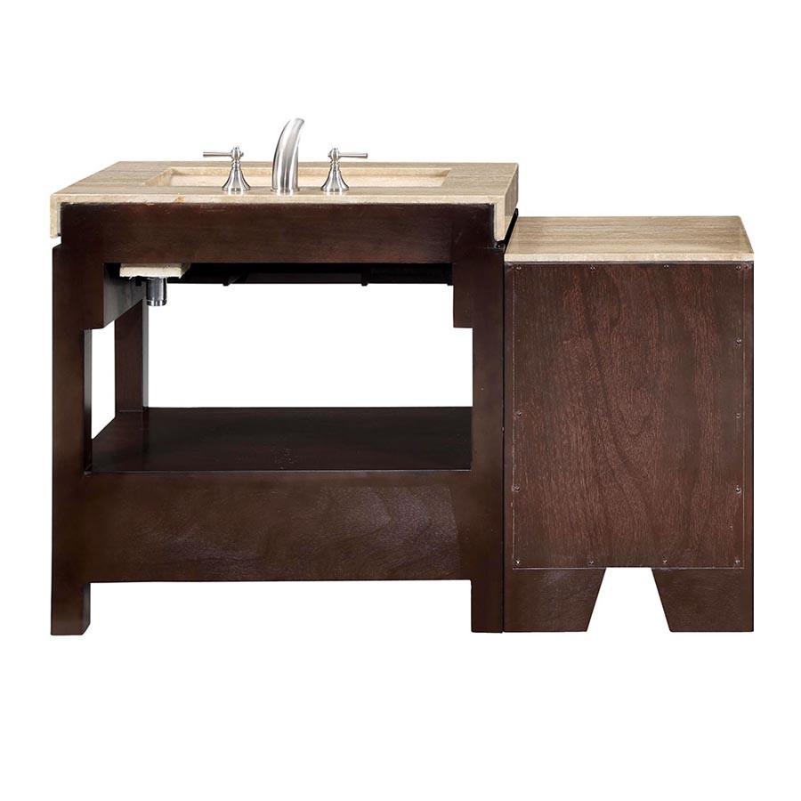 Silkroad 56" Modern Single Sink Bathroom Vanity Vanity Silkroad Exclusive 