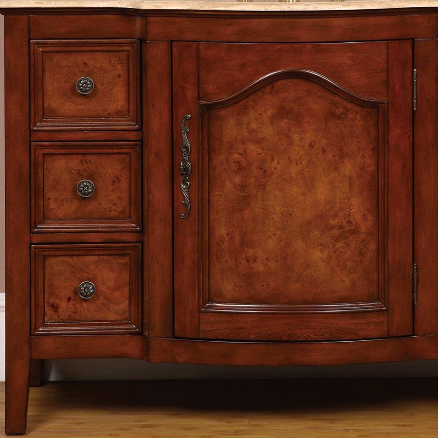 Silkroad 48" Transitional Single Sink Bathroom Vanity Vanity Silkroad Exclusive 