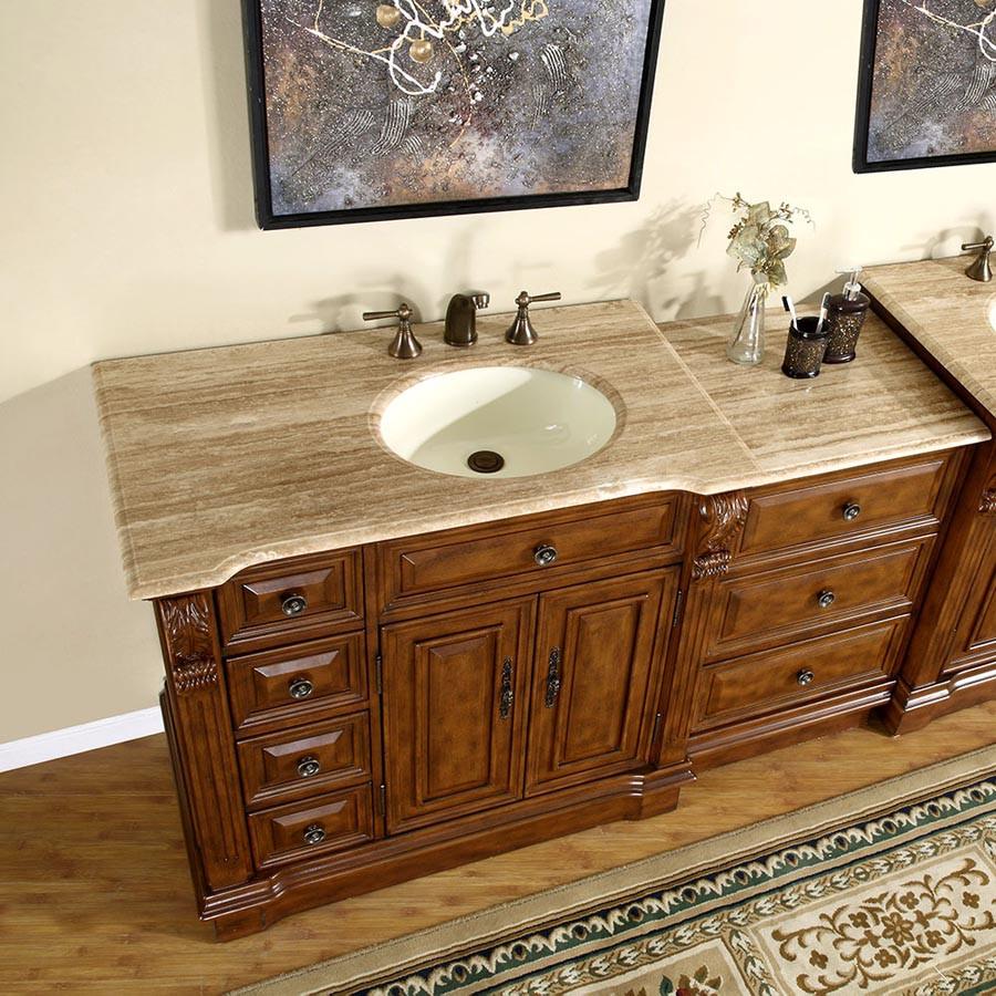 Silkroad 58" Transitional Single Sink Bathroom Vanity Vanity Silkroad Exclusive 