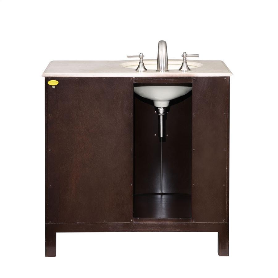 Silkroad 36" Modern Single Sink Bathroom Vanity Vanity Silkroad Exclusive 