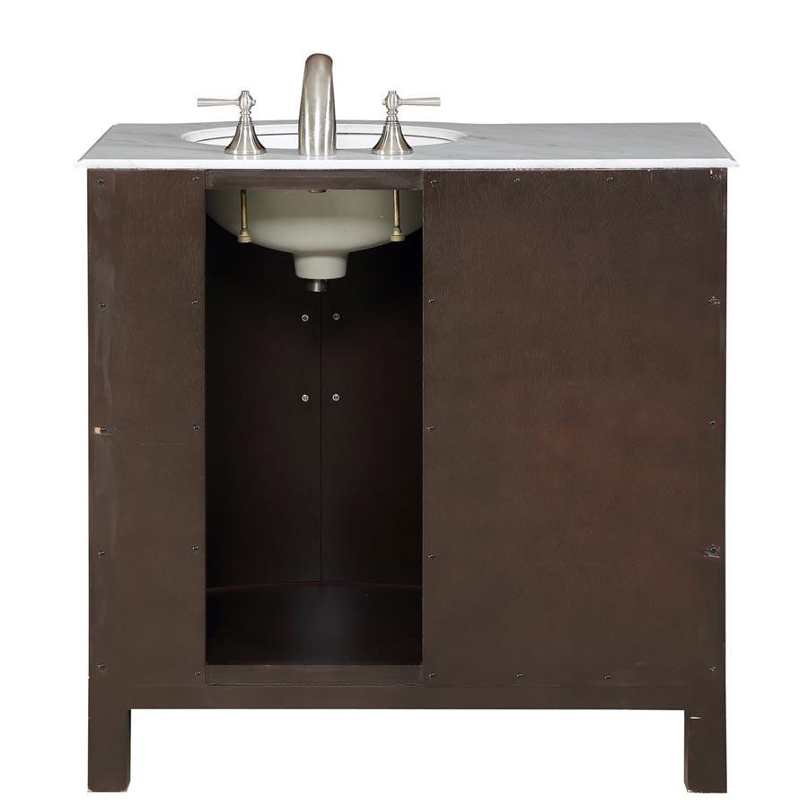 Silkroad 36" Modern Single Sink Bathroom Vanity Vanity Silkroad Exclusive 