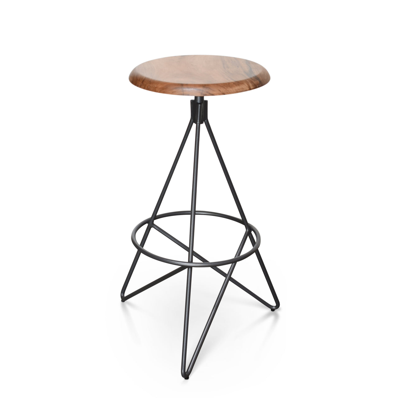 Hudson 30" Bar Stool, Natural Walnut Bar Stool Gingko 