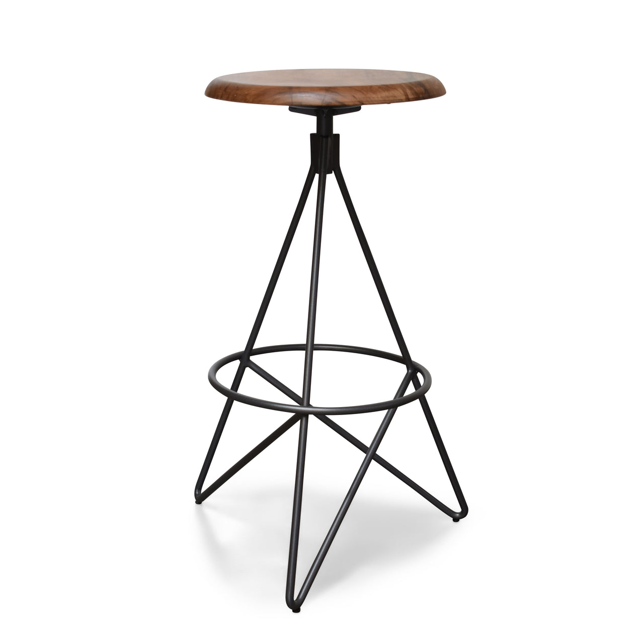 Hudson 30" Bar Stool, Natural Walnut Bar Stool Gingko 