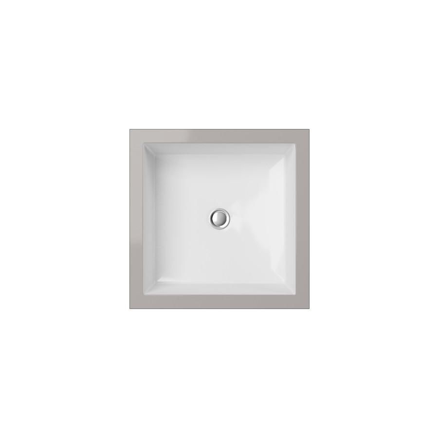 Cantrio Vitreous China undermount square sink Ceramic Series Cantrio 
