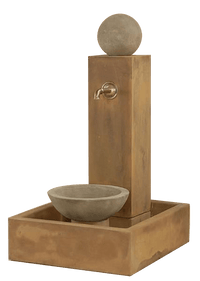 Thumbnail for Idra Outdoor Cast Stone Garden Fountain For Spout Fountain Tuscan 