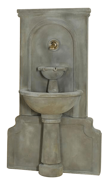 Imperia Wall Outdoor Cast Stone Garden Fountain For Spout Fountain Tuscan 