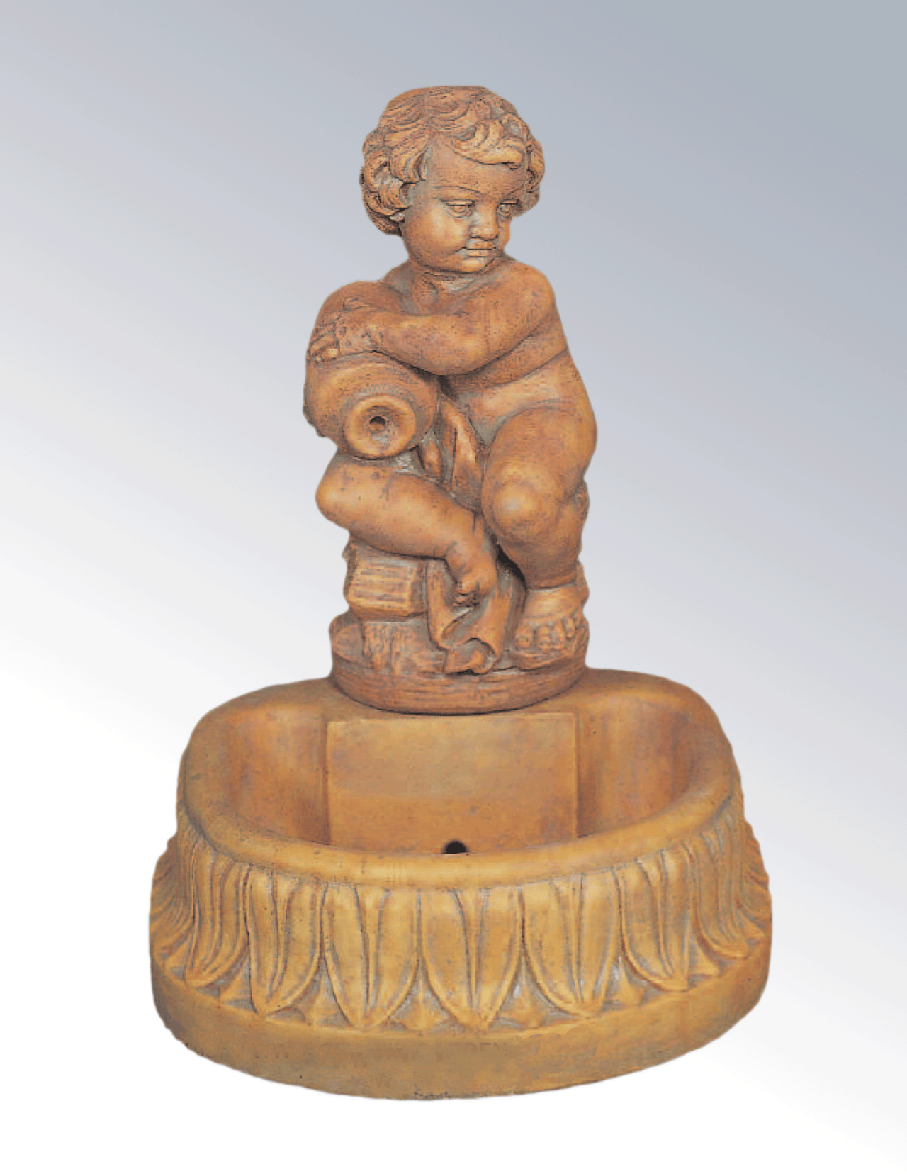 Jug Boy Cast Stone Outdoor Garden Fountains With Spout Fountain Tuscan 