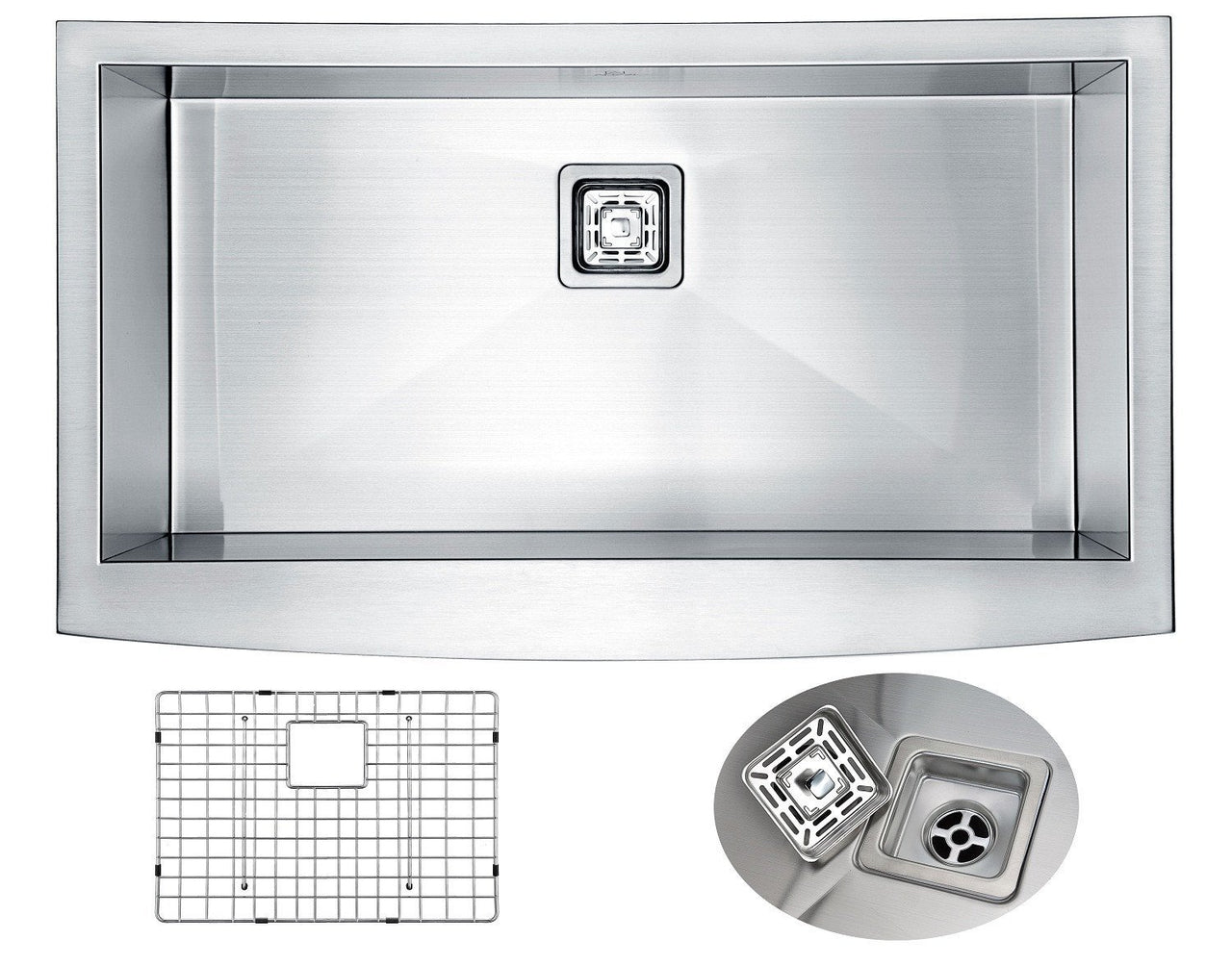 ANZZI ELYSIAN Series K-AZ3620-1AS Kitchen Sink Kitchen Sink ANZZI 