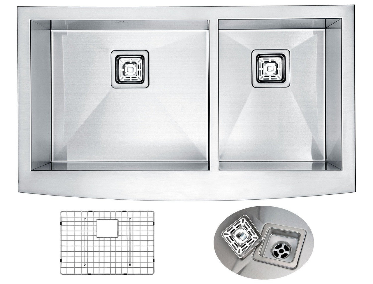 ANZZI ELYSIAN Series K-AZ3620-3AS Kitchen Sink Kitchen Sink ANZZI 