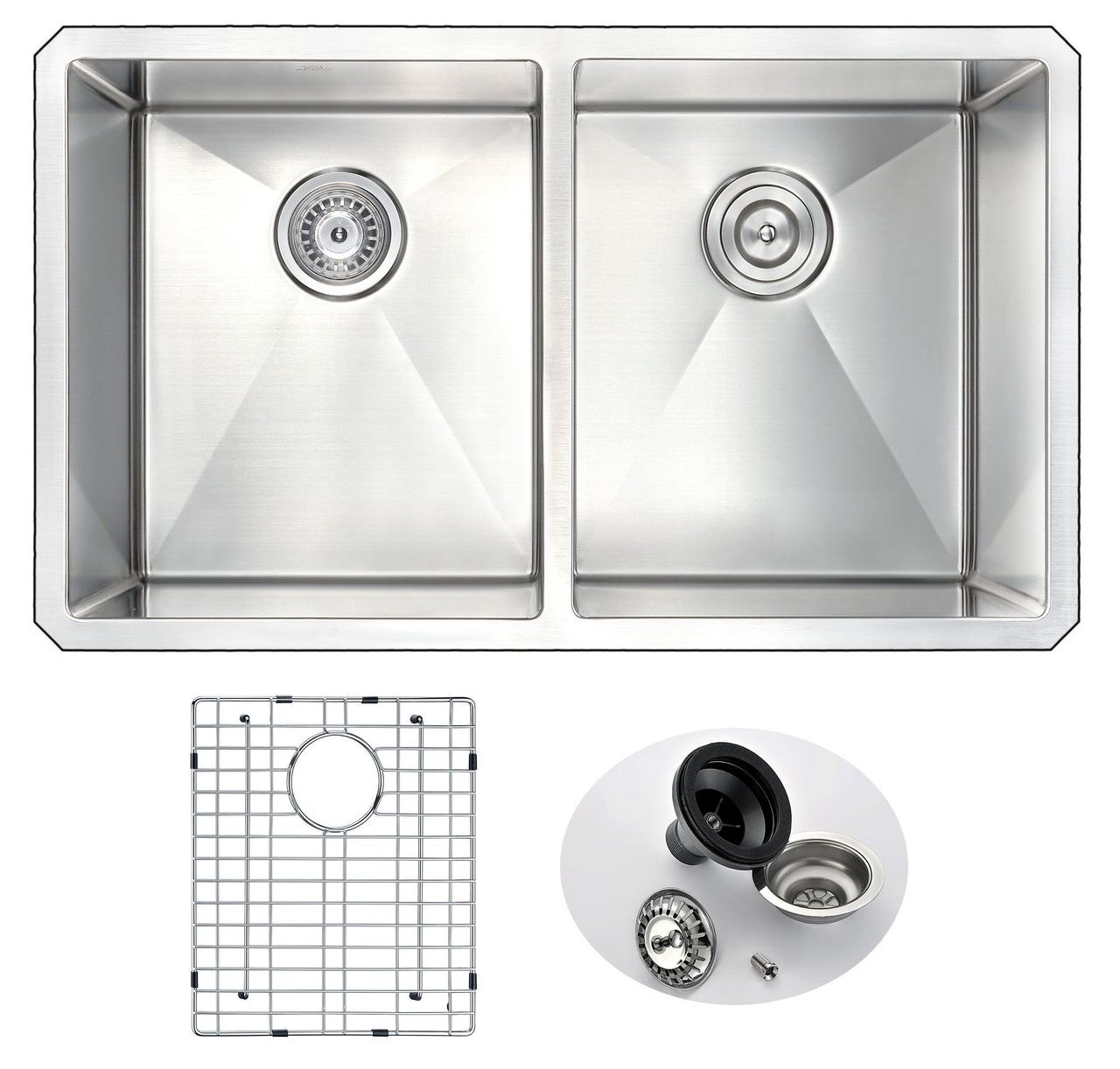 ANZZI VANGUARD Series K32192A-034 Kitchen Sink Kitchen Sink ANZZI 