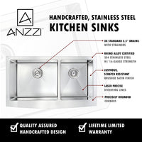 Thumbnail for ANZZI ELYSIAN Series K36203A-040 Kitchen Sink Kitchen Sink ANZZI 