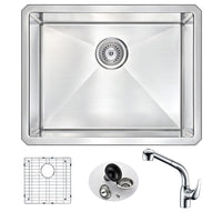 Thumbnail for ANZZI VANGUARD Series KAZ2318-040 Kitchen Sink Kitchen Sink ANZZI 