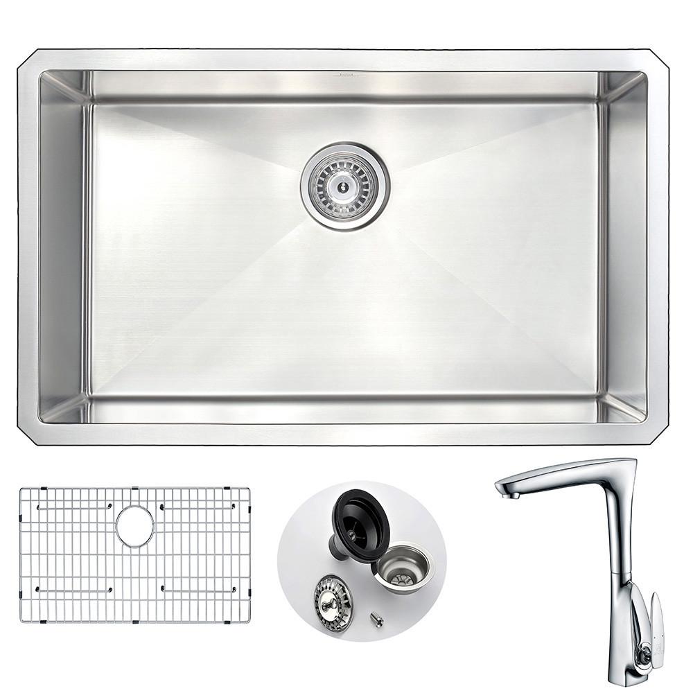 ANZZI VANGUARD Series KAZ3018-034 Kitchen Sink Kitchen Sink ANZZI 