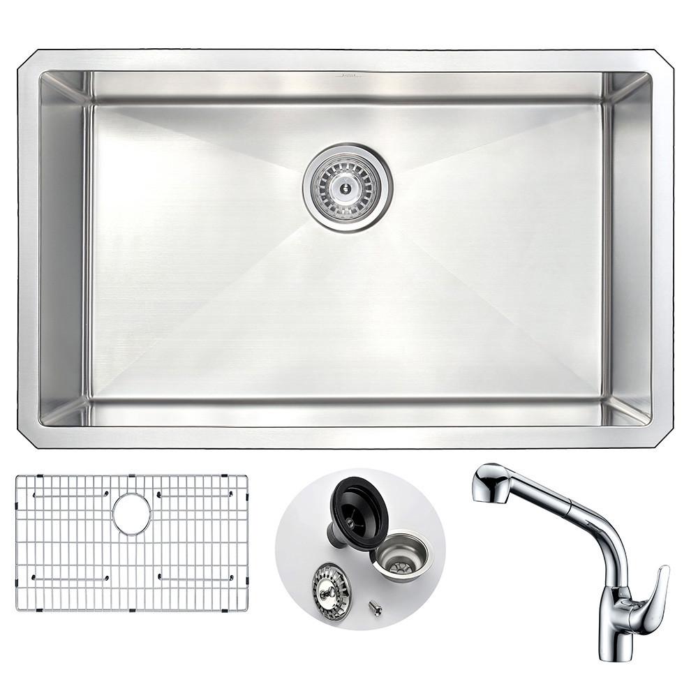 ANZZI VANGUARD Series KAZ3018-040 Kitchen Sink Kitchen Sink ANZZI 