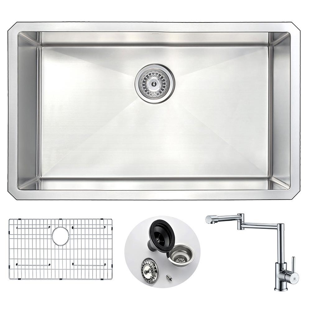 ANZZI VANGUARD Series KAZ3018-102 Kitchen Sink Kitchen Sink ANZZI 
