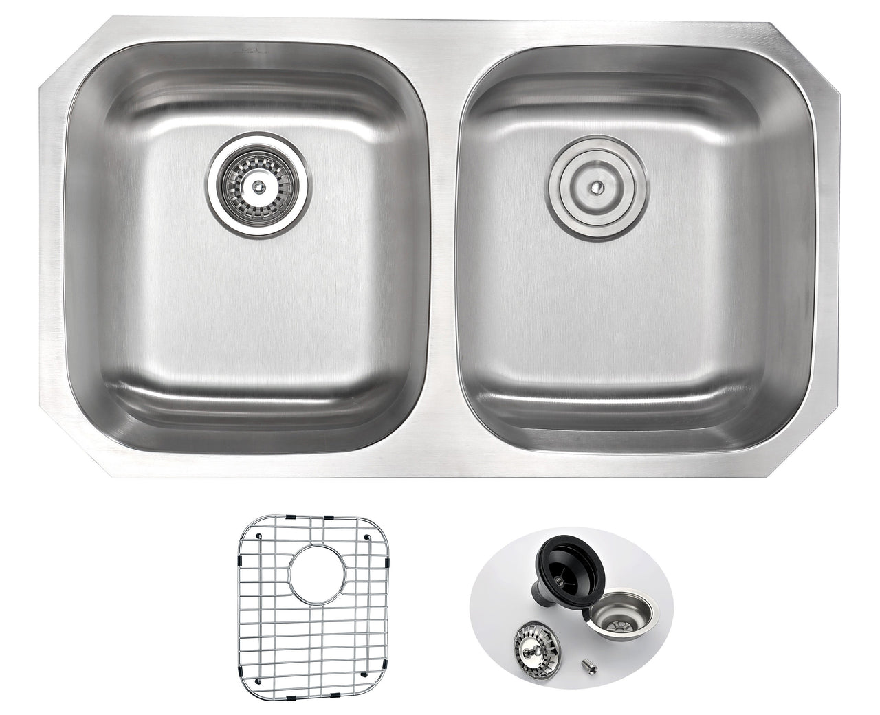 ANZZI MOORE Series KAZ3218-040 Kitchen Sink Kitchen Sink ANZZI 