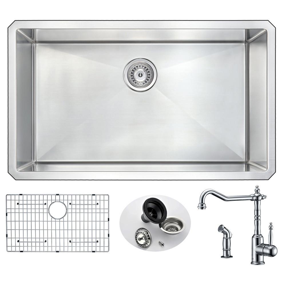 ANZZI VANGUARD Series KAZ3219-037 Kitchen Sink Kitchen Sink ANZZI 