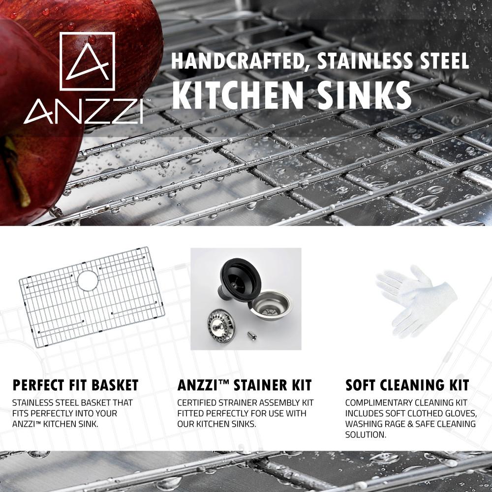 ANZZI VANGUARD Series KAZ3219-040 Kitchen Sink Kitchen Sink ANZZI 