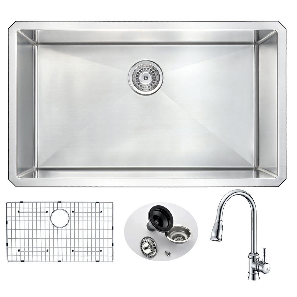 ANZZI VANGUARD Series KAZ3219-044 Kitchen Sink Kitchen Sink ANZZI 