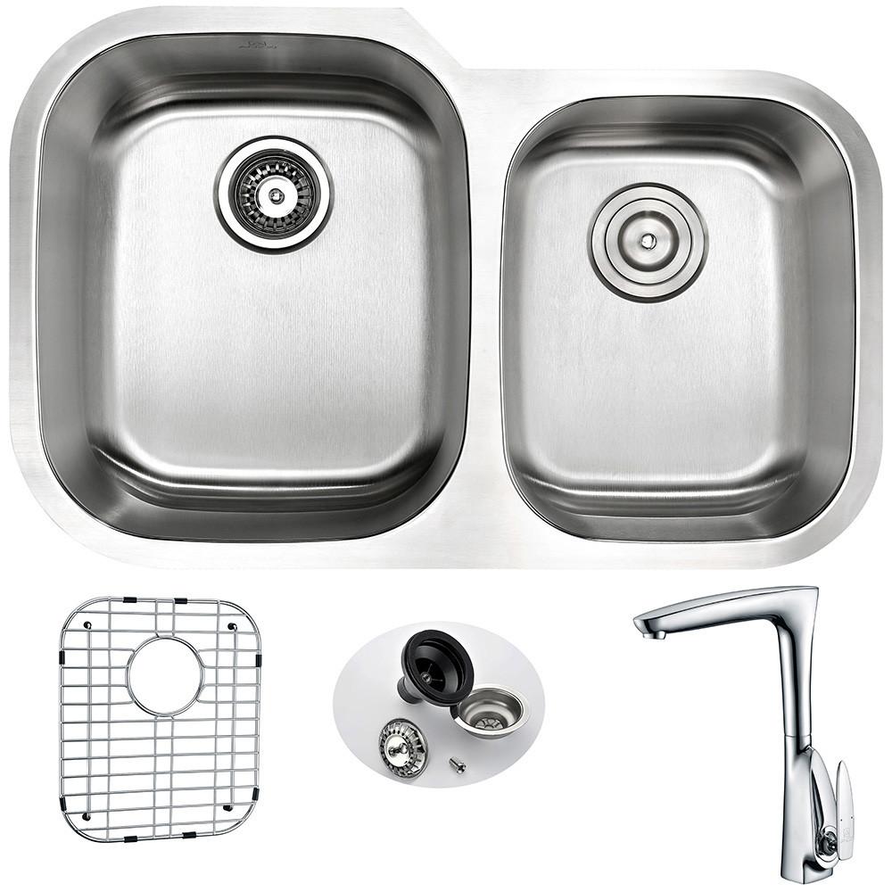 ANZZI MOORE Series KAZ3220-034 Kitchen Sink Kitchen Sink ANZZI 