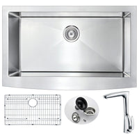 Thumbnail for ANZZI ELYSIAN Series KAZ3620-034 Kitchen Sink Kitchen Sink ANZZI 