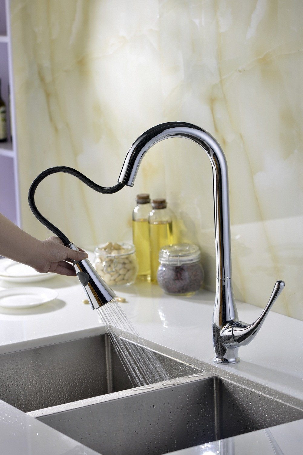 ANZZI Singer KF-AZ041 Kitchen Faucet Kitchen Faucet ANZZI 
