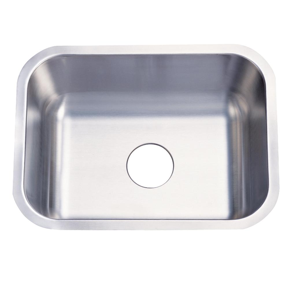 Gourmetier KU23189BN Undermount Single Bowl Kitchen Sink Kitchen Sink Kingston Brass Default Title 