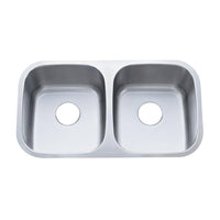 Thumbnail for Gourmetier KU32188DBN Undermount Double Bowl Kitchen Sink Kitchen Sink Kingston Brass Default Title 