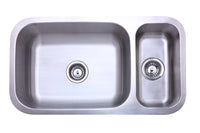 Thumbnail for Gourmetier KU321897DBN Undermount Double Bowl Kitchen Sink Kitchen Sink Kingston Brass Default Title 