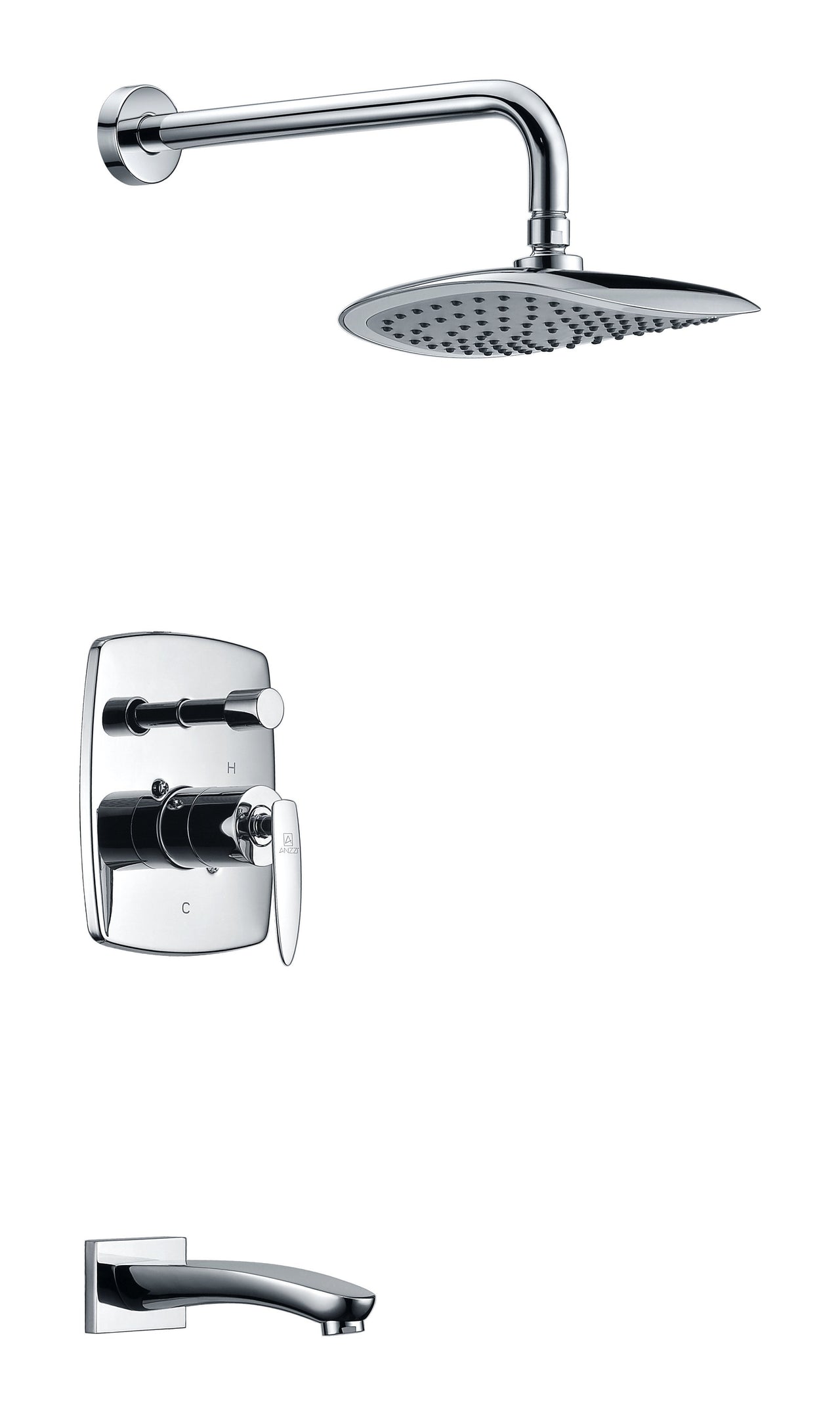 ANZZI Tempo Series L-AZ026 Tub Shower Sets Tub Shower Sets ANZZI 